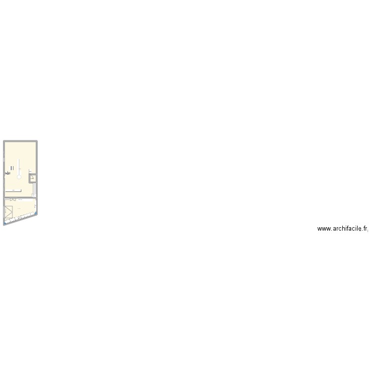 Plan SCM Magasin. Plan de 3 pièces et 152 m2