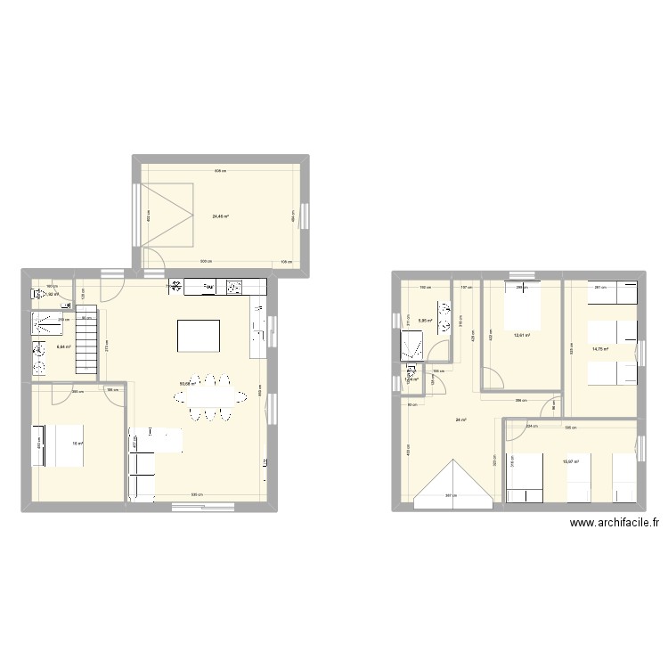 MEOLANS REVEL. Plan de 11 pièces et 174 m2