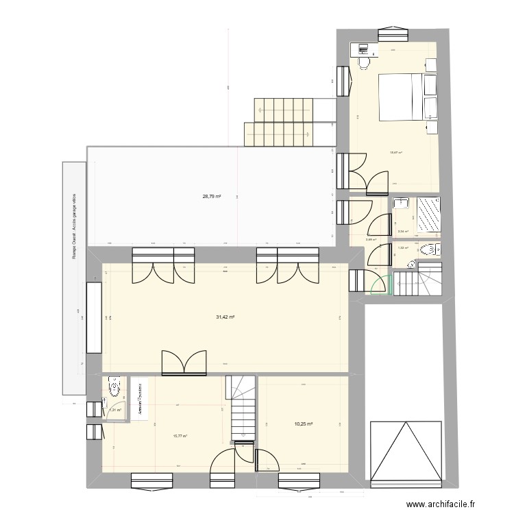 Projet_RDF_RDC_Révision_2.3. Plan de 8 pièces et 111 m2