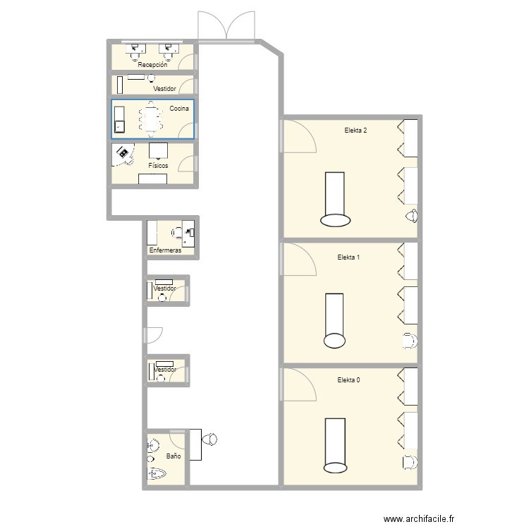 102. Plan de 11 pièces et 37 m2