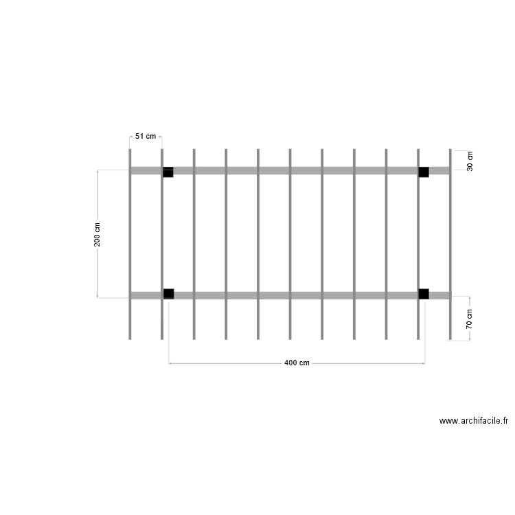 abris bois. Plan de 0 pièce et 0 m2