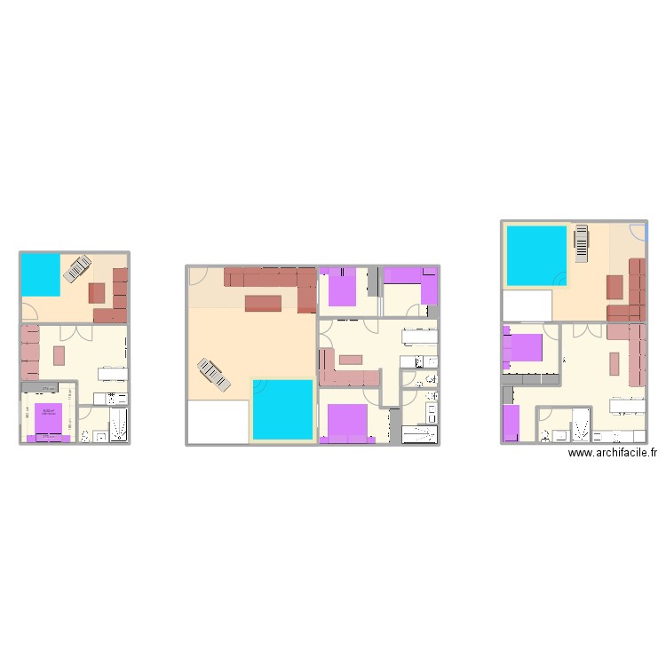 Maison Casadora 1. Plan de 15 pièces et 236 m2