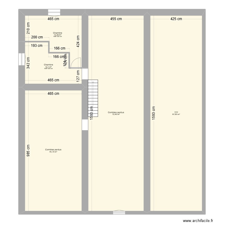 QUILES ETA. Plan de 5 pièces et 211 m2