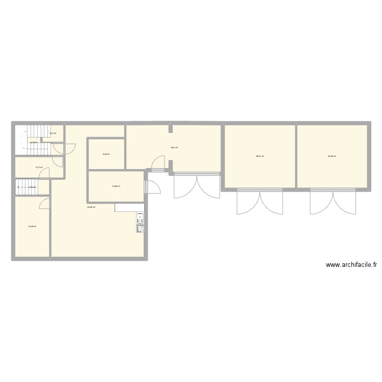 51 Av de Chartreuse APS. Plan de 30 pièces et 534 m2