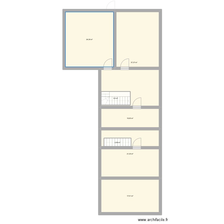 'Nhvguuv. Plan de 12 pièces et 240 m2