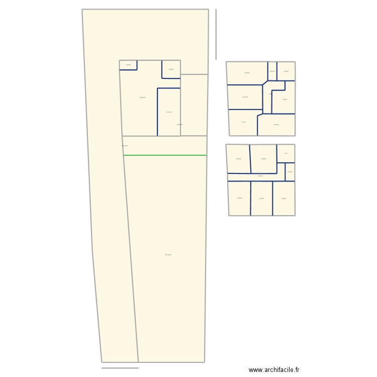 Test st sat. Plan de 23 pièces et 614 m2