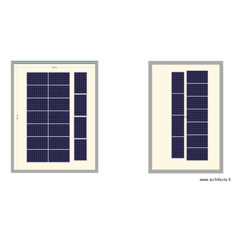 GRAINGALLET - PV - SUP -. Plan de 2 pièces et 102 m2