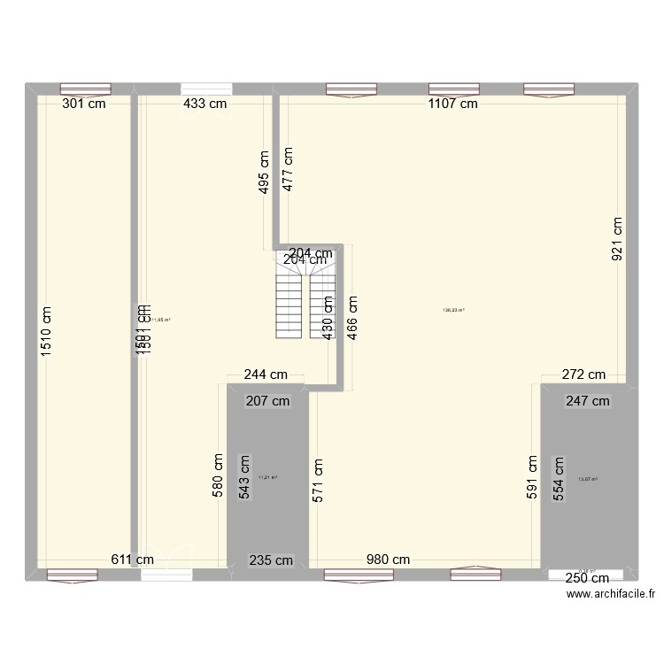 neuchatel. Plan de 20 pièces et 1666 m2