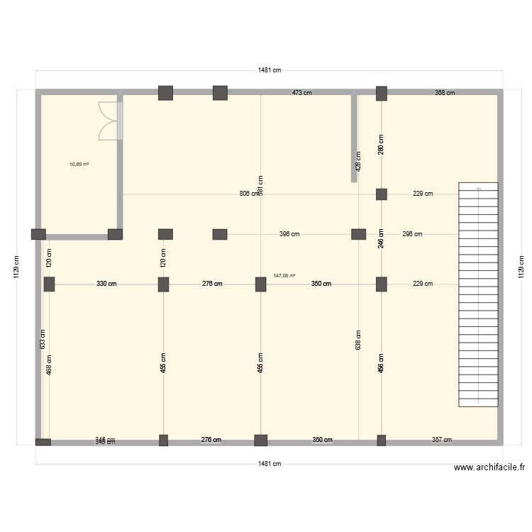 SOTUBA. Plan de 2 pièces et 158 m2