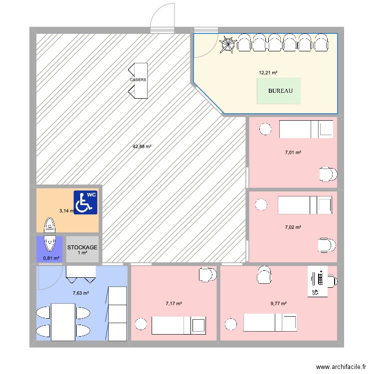 OKAM SERRIS VERSION 2 . Plan de 10 pièces et 99 m2