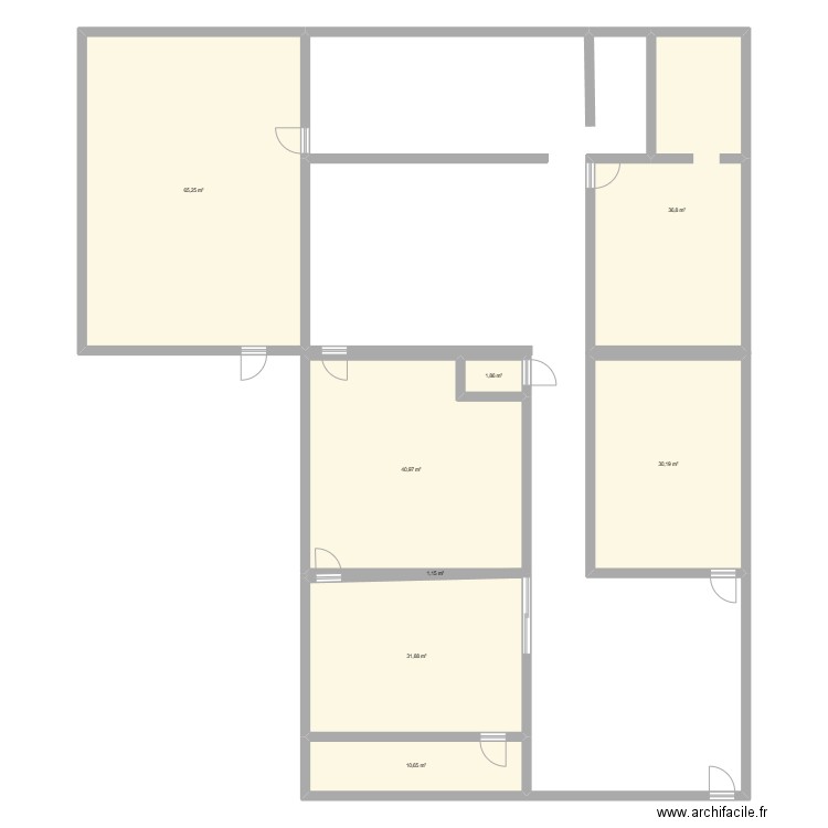 Plan de la clinique vétérinaire Vet Alliance Sud. Plan de 8 pièces et 219 m2