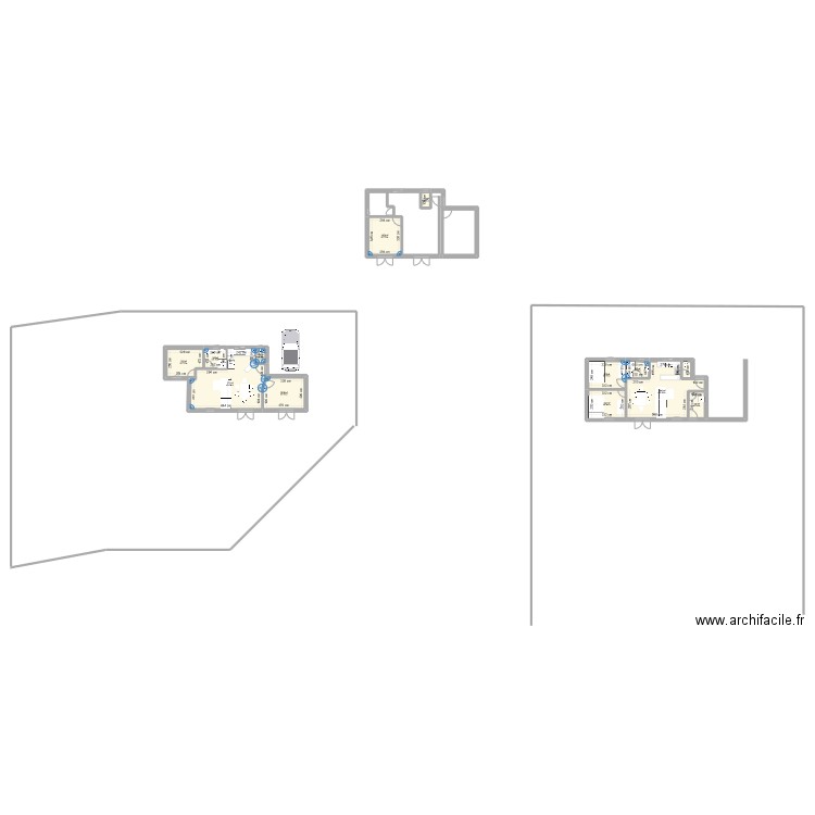 PROJET MAISON BOIS2. Plan de 12 pièces et 111 m2