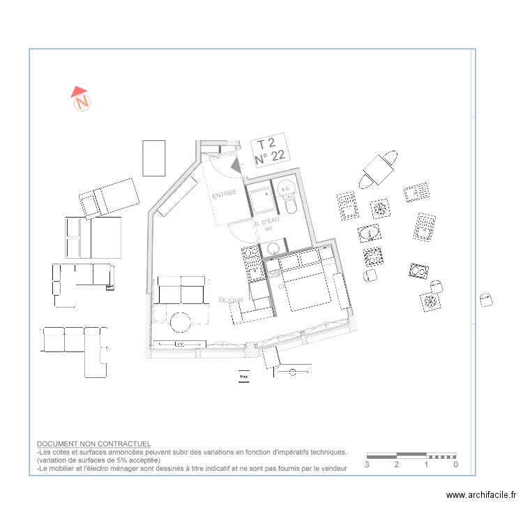 Appart Debo_La Roche-B vb. Plan de 0 pièce et 0 m2