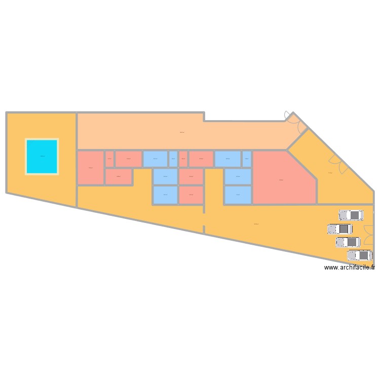 appart 1510C. Plan de 21 pièces et 956 m2