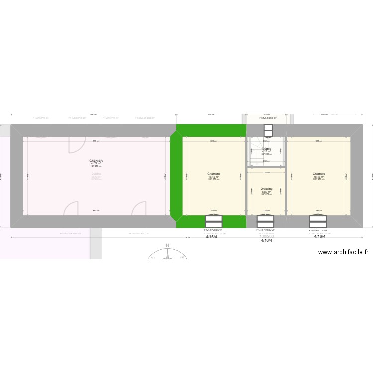 ML25003325 YAHIA. Plan de 11 pièces et 224 m2