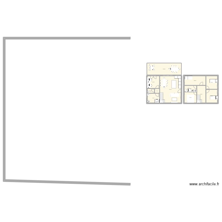 hallate 1. Plan de 12 pièces et 129 m2