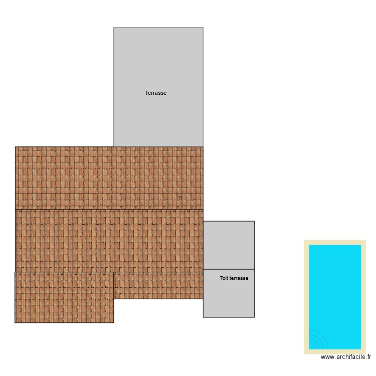 vue de dessus projet. Plan de 0 pièce et 0 m2