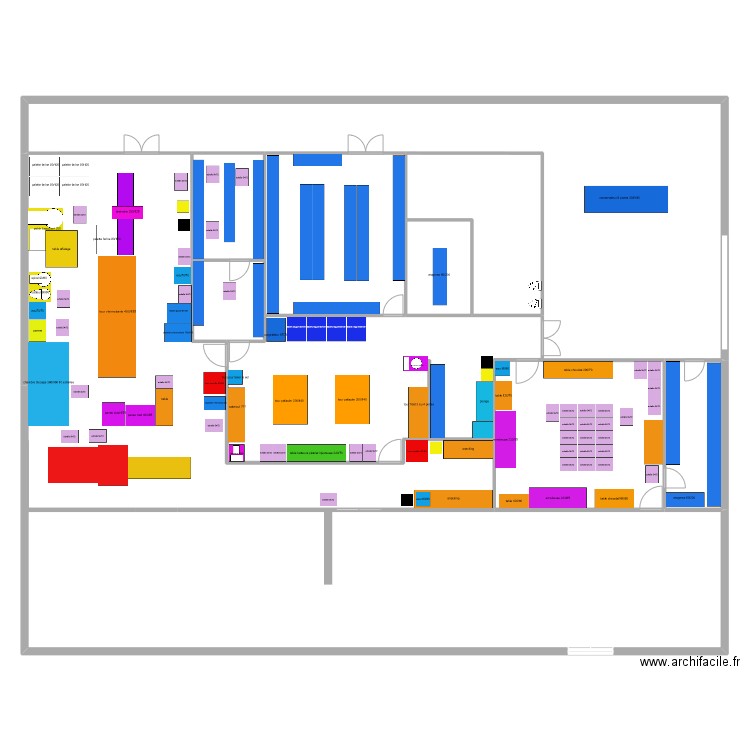 projet  22. Plan de 8 pièces et 320 m2