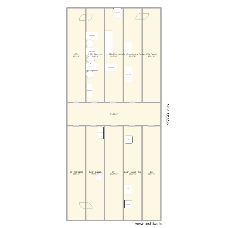 Selvi Tempo. Plan de 11 pièces et 321 m2