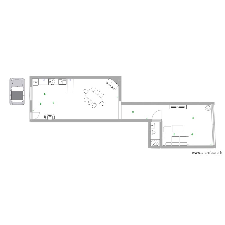 maison. Plan de 0 pièce et 0 m2