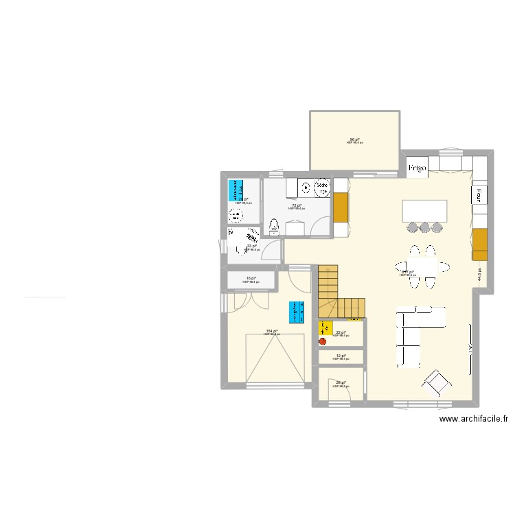 Sheralain 3 4. Plan de 21 pièces et 192 m2