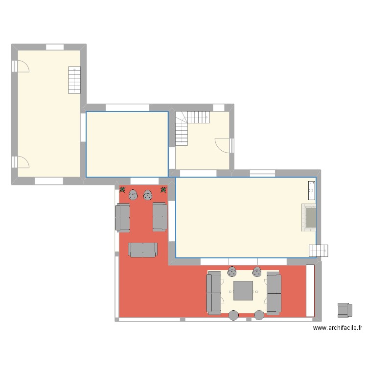 Santalina Diego face mer 2. Plan de 4 pièces et 197 m2