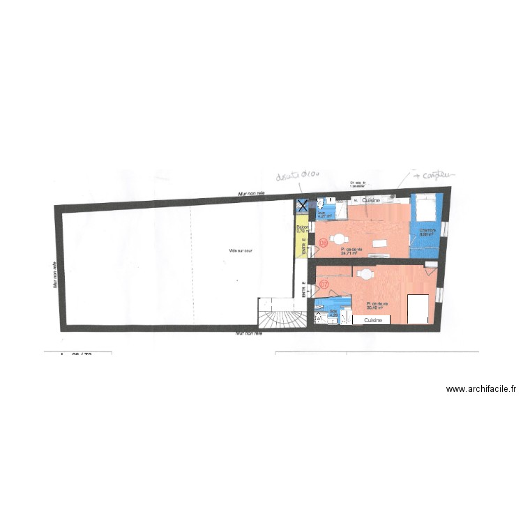 Lot 4 et 5 - Lacretelle. Plan de 0 pièce et 0 m2