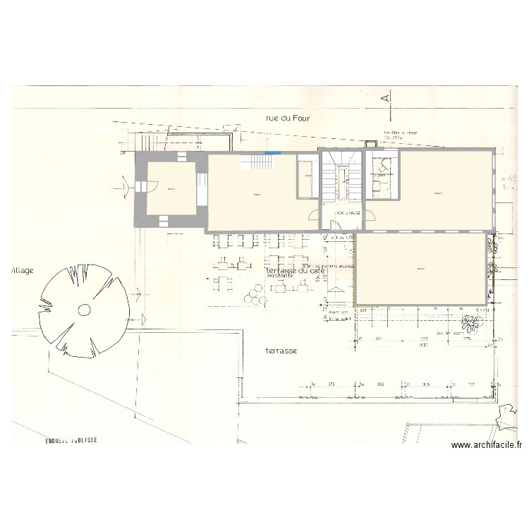 Tout un monde Vierge. Plan de 6 pièces et 225 m2