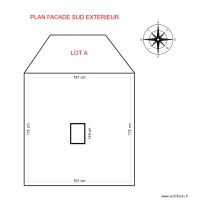 PLAN FACADE SUD EXTERIEUR