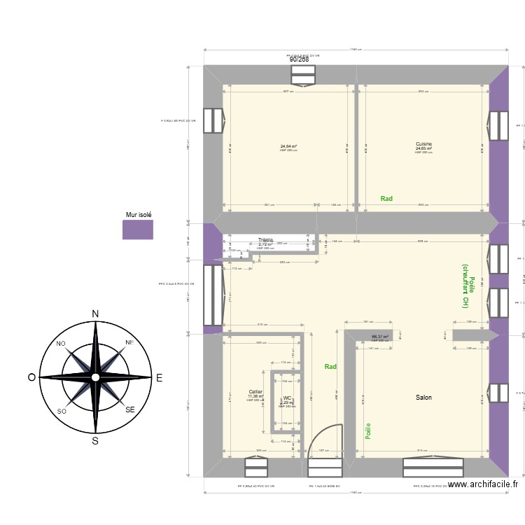 ML24016819  SOURDOIS. Plan de 15 pièces et 272 m2