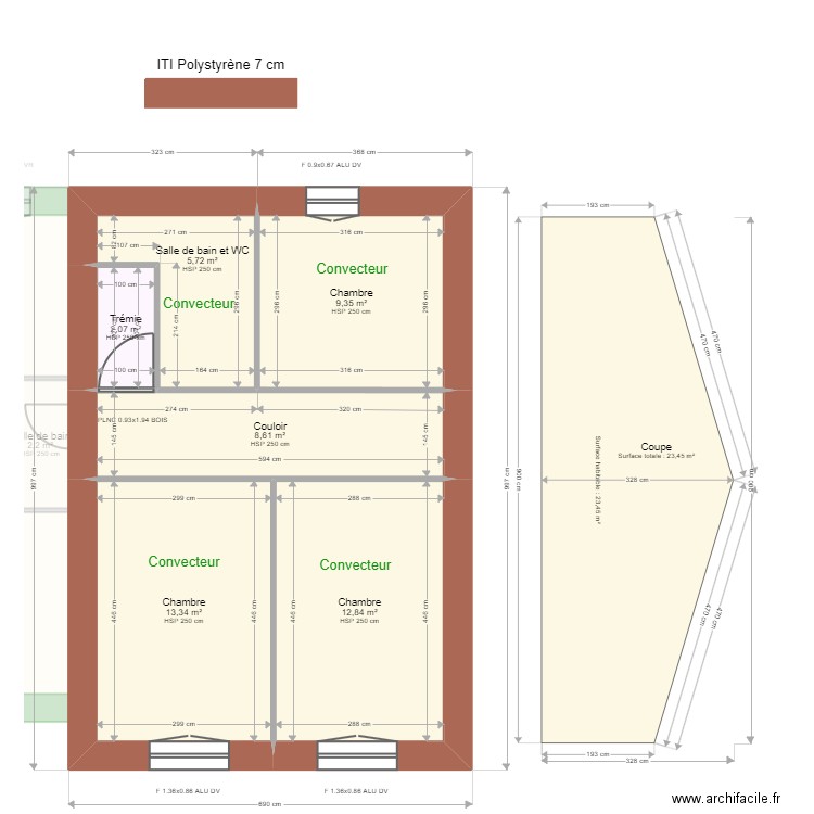  ML24014475  PLANUS. Plan de 16 pièces et 213 m2