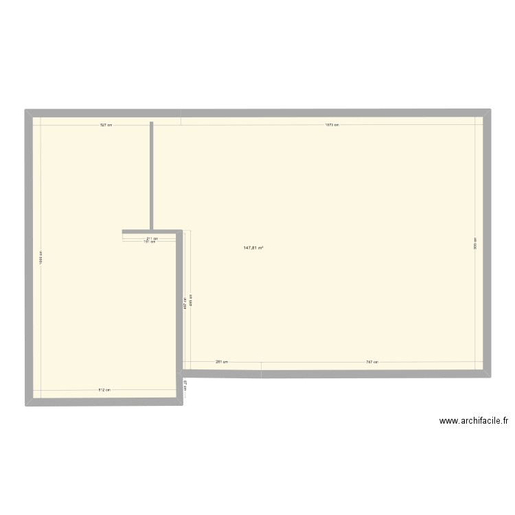 elec. Plan de 1 pièce et 148 m2