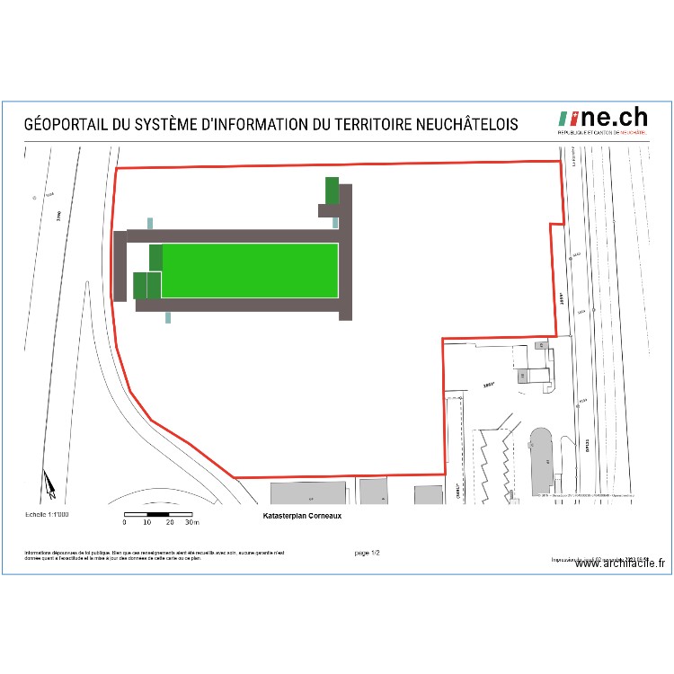 Cornaux V3. Plan de 0 pièce et 0 m2