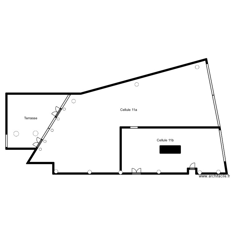 Euralille spinach. Plan de 4 pièces et 438 m2