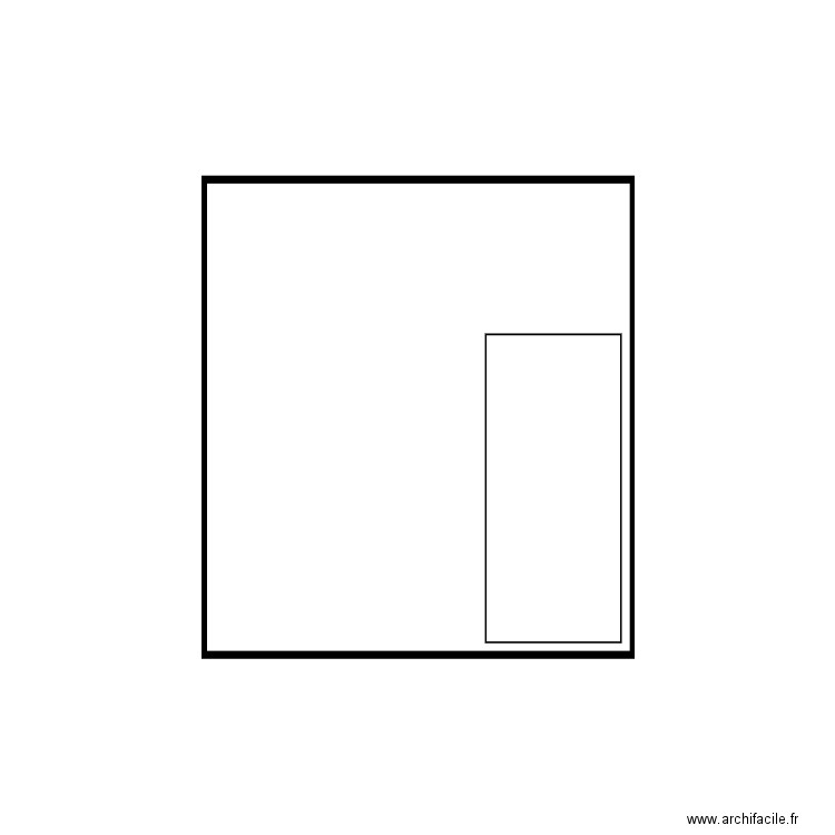 façade. Plan de 0 pièce et 0 m2