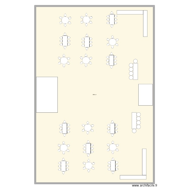 Hahitantsoa. Plan de 1 pièce et 600 m2