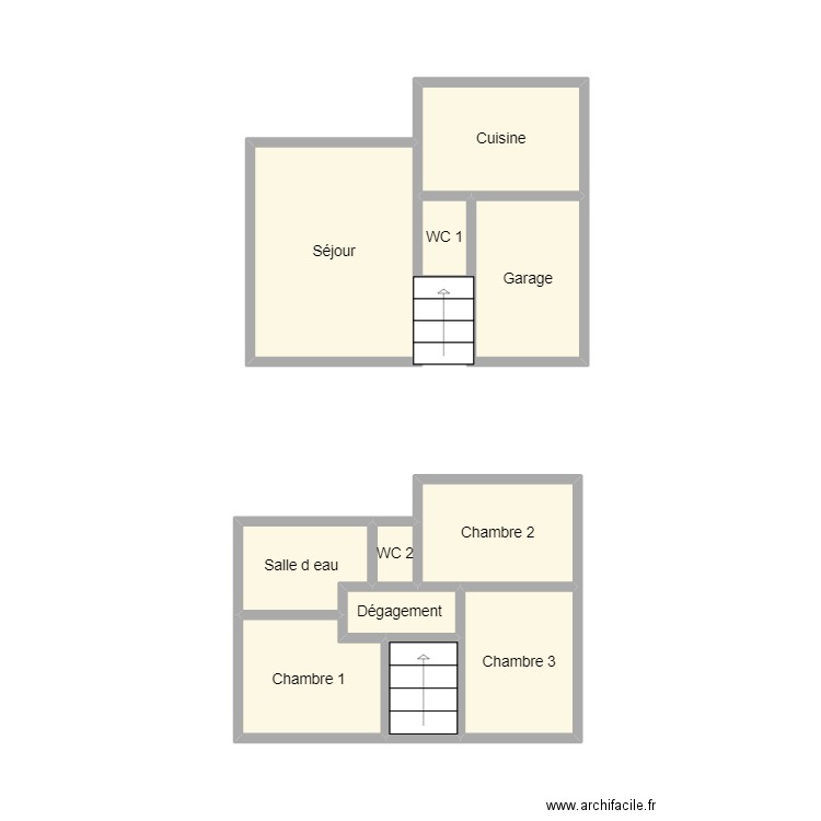 PLAN 2407 HUET. Plan de 11 pièces et 20 m2