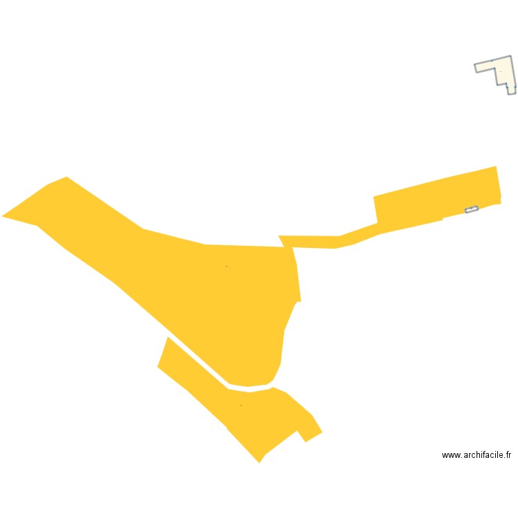 Guerbigny 2028. Plan de 2 pièces et 252 m2