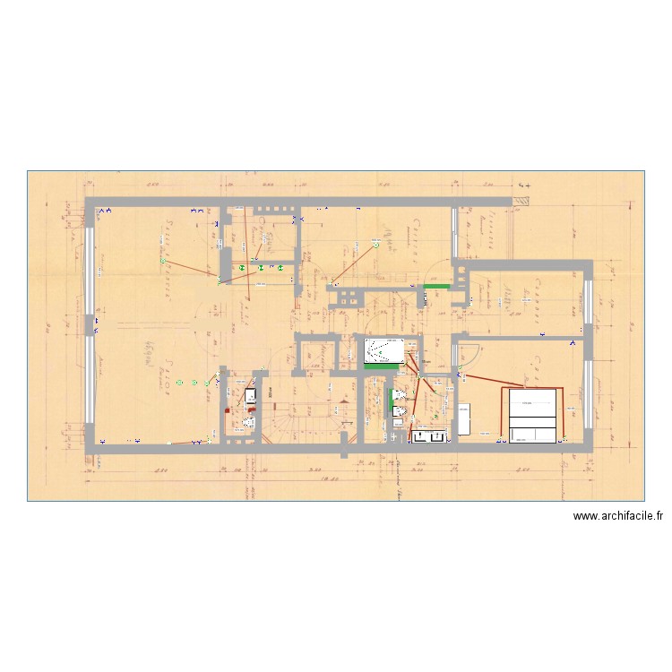 misure bagno corrette_v2. Plan de 0 pièce et 0 m2