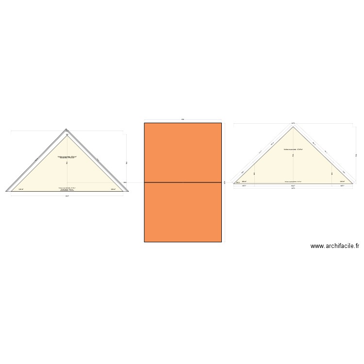 charpente traditionelle. Plan de 0 pièce et 0 m2