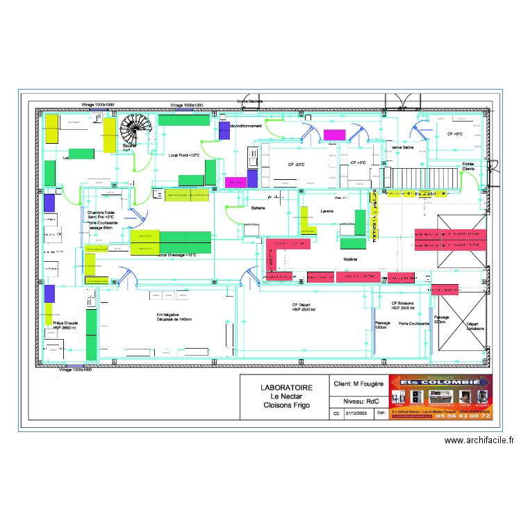 amenagement 06 05 24 rdc v7. Plan de 0 pièce et 0 m2