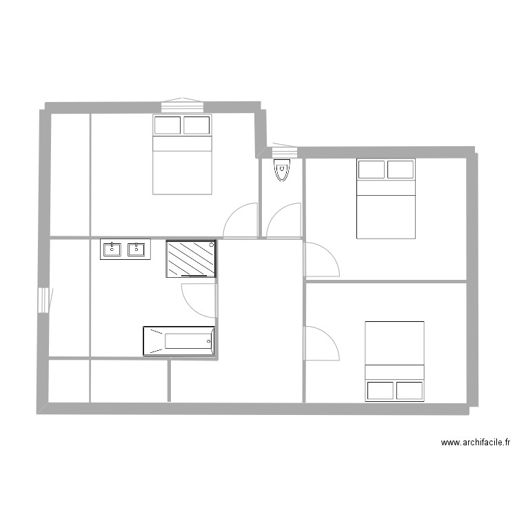 etage ciboure. Plan de 0 pièce et 0 m2