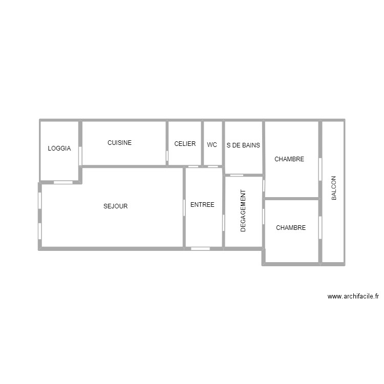 l'orangeraie. Plan de 11 pièces et 24 m2