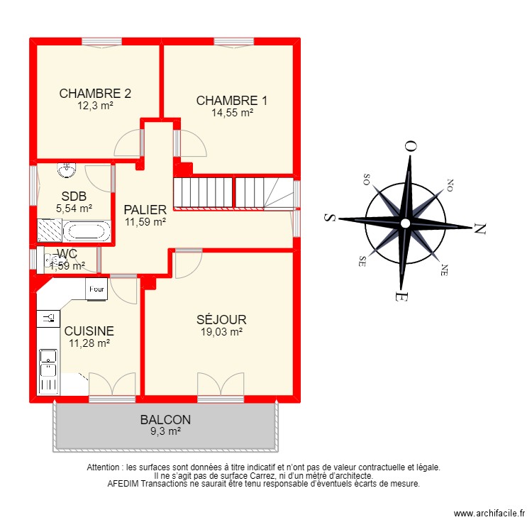 BI24150 -. Plan de 34 pièces et 328 m2