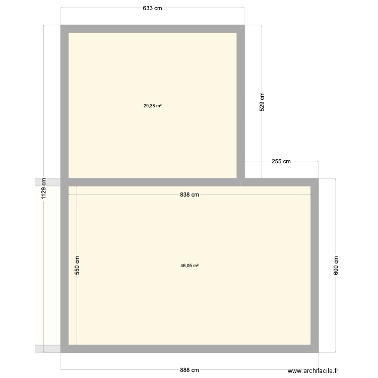 PETIT DEVIN. Plan de 9 pièces et 172 m2