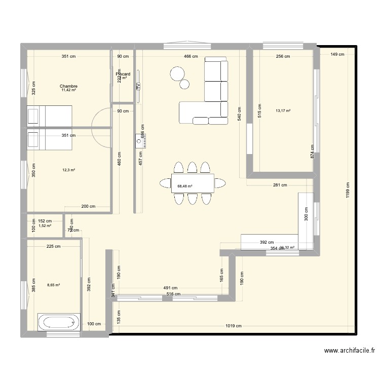 Renovation 1er. Plan de 8 pièces et 154 m2