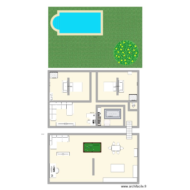 i love casa. Plan de 6 pièces et 194 m2