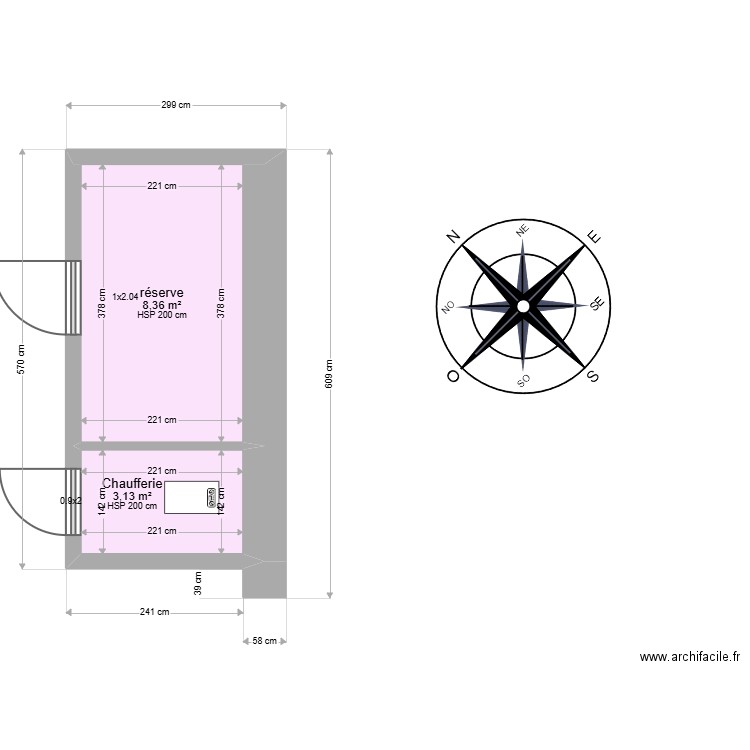 ML24018534 JEANDOUX. Plan de 15 pièces et 152 m2