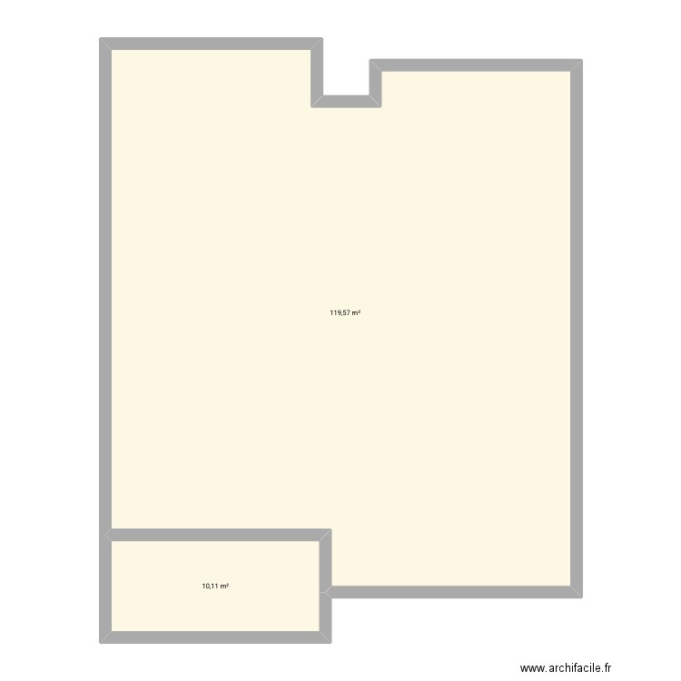 Allauch. Plan de 2 pièces et 130 m2