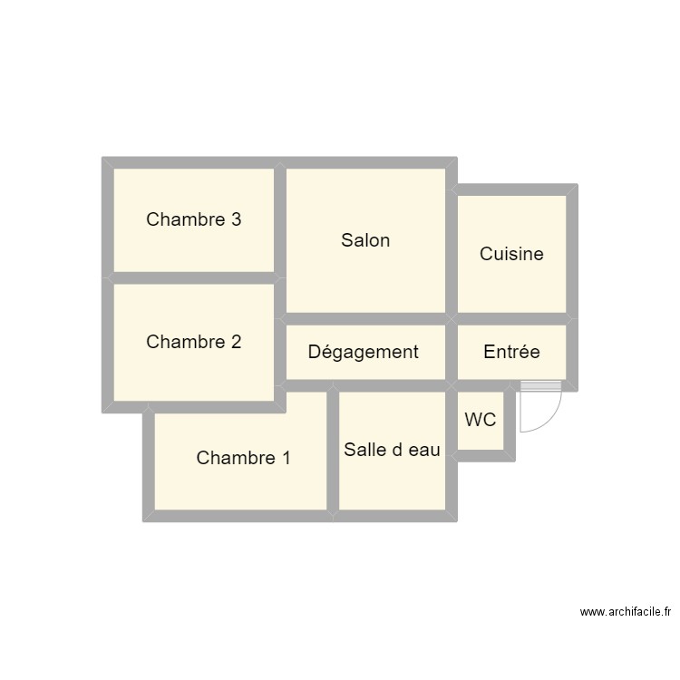 2410 LEBERRE. Plan de 9 pièces et 10 m2